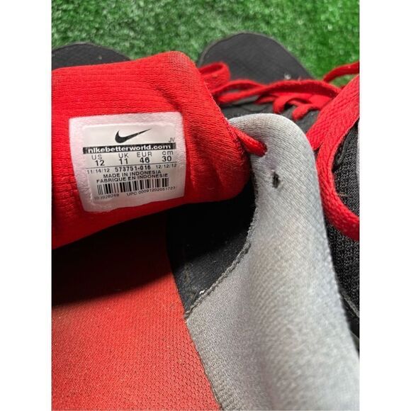 Nike Shoes Mens 12 Revolution 2 Running Sneakers Black Mesh Low Top 573751-016 - Picture 11 of 12